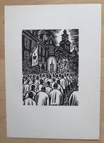 Houtsnede Frans Masereel: BRUGGE: De H. Bloedprocessie (1), Verzenden