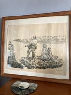 10 Litho’s WO I Edmond R. De Meulenaere, Antiek en Kunst, Ophalen