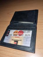 Étui porte-cartes neuf en cuir noir Dexia 8 x 10 cm, Bijoux, Sacs & Beauté, Noir, Cuir, Enlèvement ou Envoi, Neuf