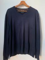 Pull Harry Wilson Finest Clothing Coton/Cachemire, col V  XL, Enlèvement ou Envoi, Porté, Taille 56/58 (XL), Bleu