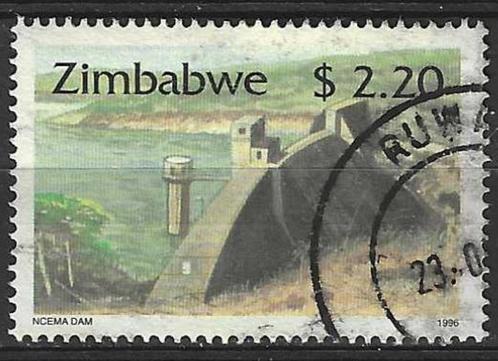 Zimbabwe 1996 - Yvert 350 - Waterdam van Ncerma (ST), Postzegels en Munten, Postzegels | Afrika, Gestempeld, Zimbabwe, Verzenden