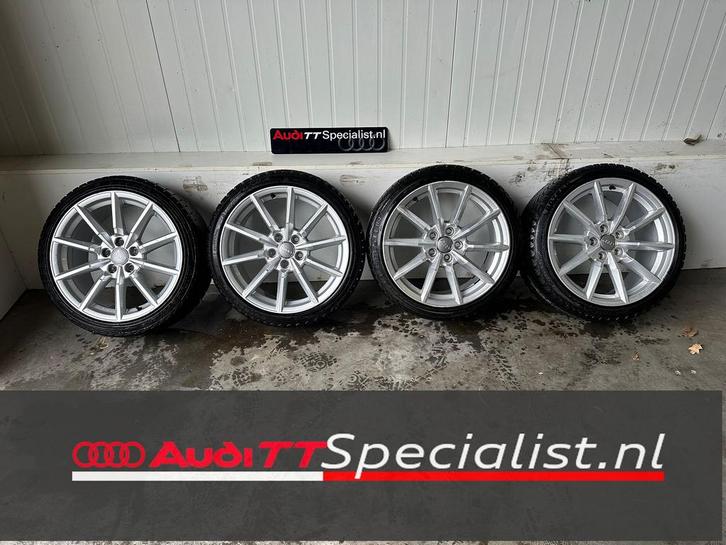 Winter banden set op 18" velgen Audi TT MK2, Auto-onderdelen, Banden en Velgen, Banden en Velgen, Winterbanden, 18 inch, 225 mm