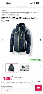 Festool winterjas en zaagbladtas NIEUW, Motoren, Kleding | Motorkleding, Ophalen of Verzenden