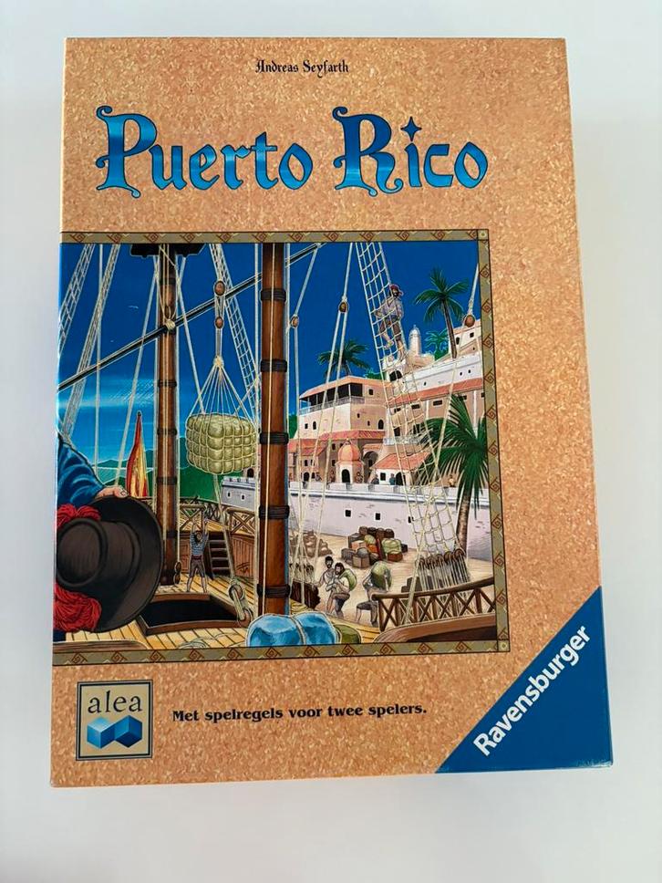 Puerto Rico, Hobby en Vrije tijd, Gezelschapsspellen | Bordspellen, Zo goed als nieuw, Drie of vier spelers, Vijf spelers of meer