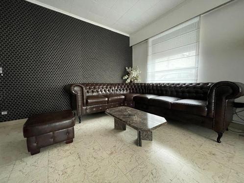 Chesterfield Zetel/ Canapé Factuur, Huis en Inrichting, Fauteuils, Zo goed als nieuw, Ophalen