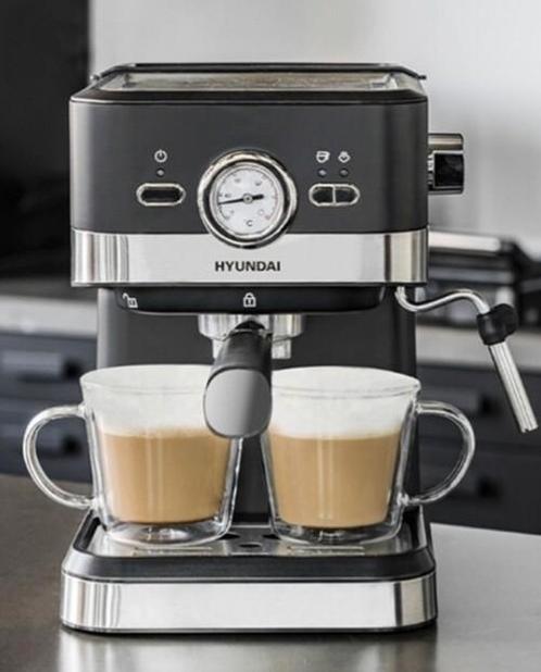 Machine à espresso Hyundai, Elektronische apparatuur, Koffiezetapparaten, Nieuw, Espresso apparaat, Afneembaar waterreservoir