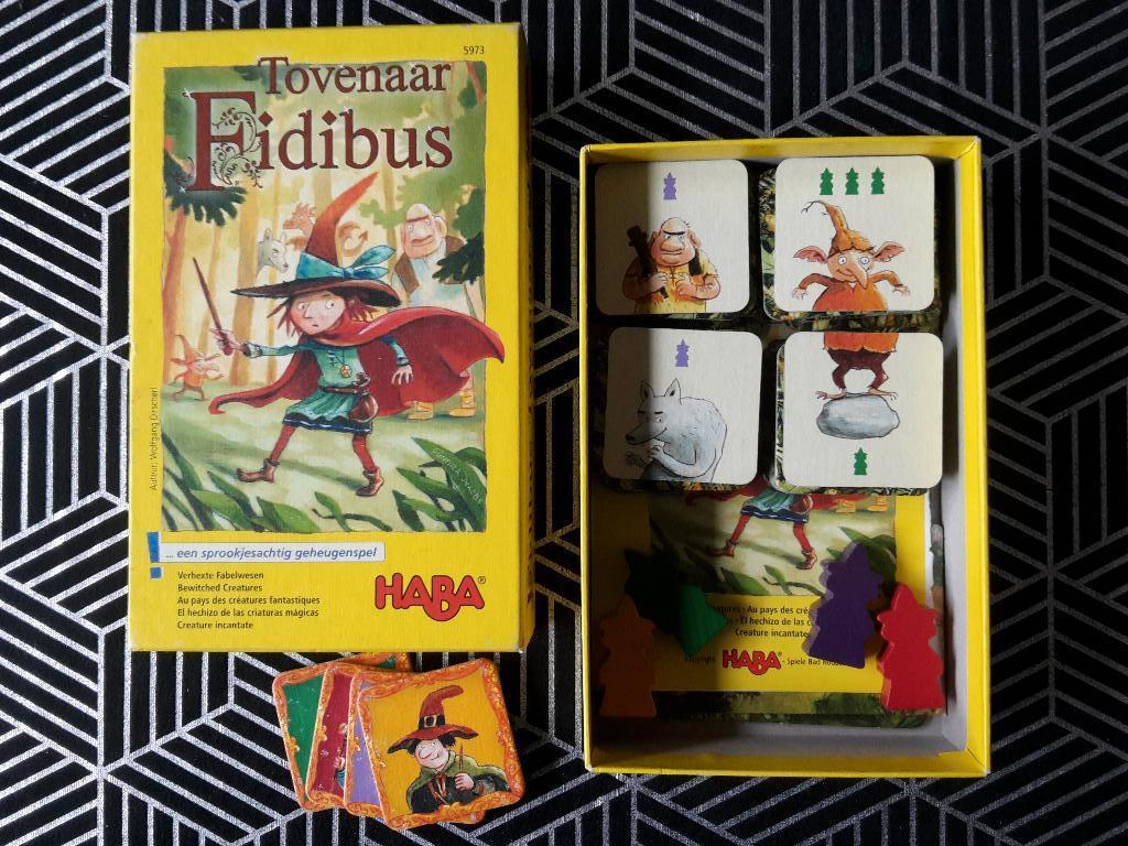 Nieuw Haba kinderspel Tovenaar Fidibus, 2-4 spelers, 5+, Hobby en Vrije tijd, Gezelschapsspellen | Bordspellen, Nieuw, Ophalen of Verzenden