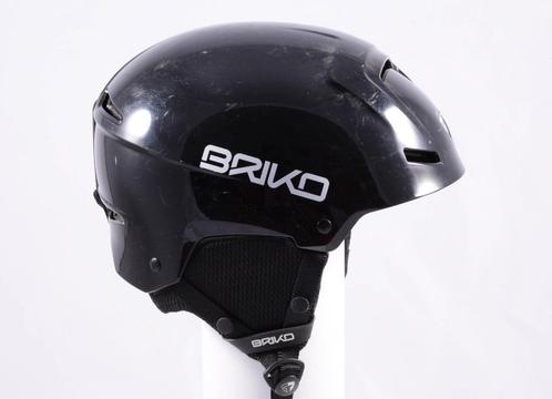 Casque de ski/de snowboard BRIKO R 53 54 55 56 cm, noir/blan, Sports & Fitness, Ski & Ski de fond, Utilisé, Autres types, Autres marques