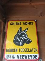zeer mooi emaille bord, Ophalen of Verzenden, Gebruikt