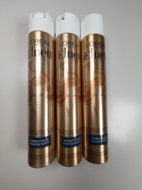 L'Oréal Elnett Satin Haarspray Sterke Fixatie 400 ml, Bijoux, Sacs & Beauté, Beauté | Soins des cheveux, Neuf, Gel, Cire, Laque ou Mousse