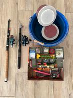 Complete vissersset - hengels, viskist en toebehoren, Sports nautiques & Bateaux, Pêche à la ligne | Poissons blancs, Enlèvement