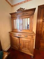 Buffet en chêne massif avec miroir, Avec tiroir(s), Comme neuf, Chêne, 150 à 200 cm