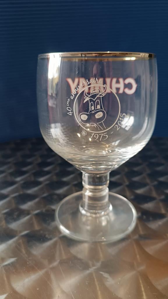 Verre Chimay 33cl 40 ème anniversaire Cavalo, Enlèvement ou Envoi, Comme neuf