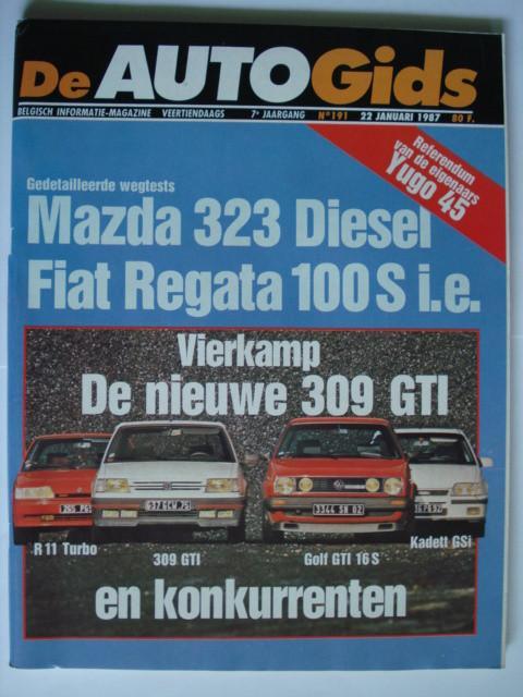 AutoGids 191, Boeken, Auto's | Folders en Tijdschriften, Zo goed als nieuw, Algemeen, Verzenden