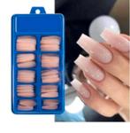 Milky ## Rose, 100 Pcs #Coffin Press On #Nails Faux Ongles, Autres couleurs, Envoi, Maquillage, Neuf