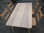 Ikea tafel en 4 stoelen, Huis en Inrichting, Tafels | Eettafels, Ophalen, Zo goed als nieuw