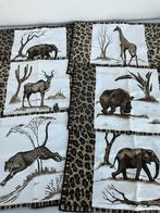 6 Onderleggers Afrikaanse dieren., Huis en Inrichting, Woonaccessoires | Onderzetters, Ophalen of Verzenden