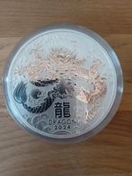 Lunar Dragon kilomunt zilver 1 kg - Silver Coin 1 kg, Ophalen of Verzenden, Zilver
