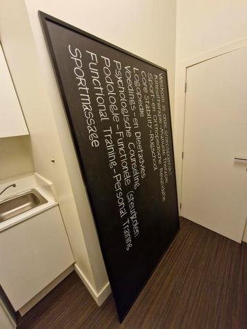 groot magnetisch krijtbord 120 x 200 cm beschikbaar voor biedingen