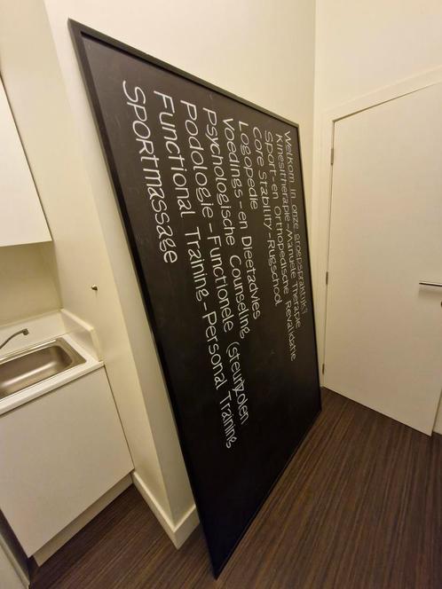 groot magnetisch krijtbord 120 x 200 cm, Huis en Inrichting, Woonaccessoires | Memoborden, Gebruikt, Krijtbord, Ophalen