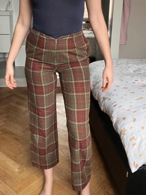 Battistoni vintage geruite broek (EU 36) /Battistoni, Kleding | Dames, Truien en Vesten, Zo goed als nieuw, Maat 36 (S), Rood