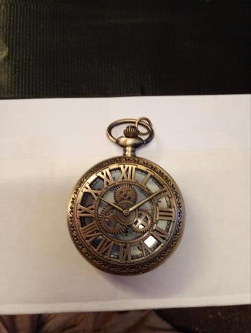 BRONZEN ZAKHORLOGE - MINT CONDITION beschikbaar voor biedingen