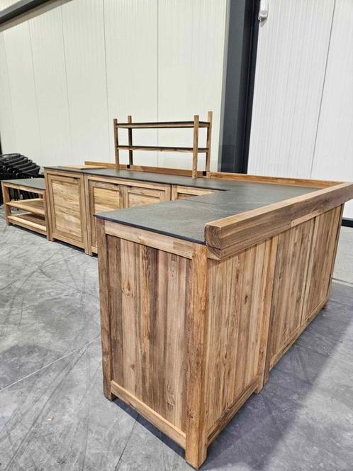 Buitenkeuken in teakhout, Tuin en Terras, Buitenkeukens, Nieuw, Ophalen