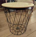 Bijzettafel, Huis en Inrichting, Tafels | Bijzettafels, Gebruikt, Metaal of Aluminium, Rond, Ophalen