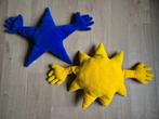 Knuffels 'Mannekes in de vorm van zon & ster', Ophalen of Verzenden, Gebruikt