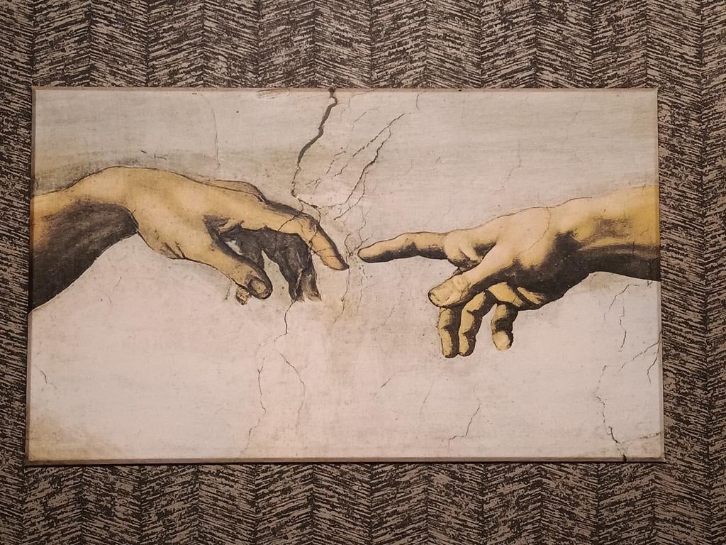 Grande peinture sur toile 90/150 cm, Enlèvement