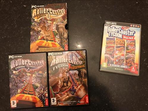 PC cd-Rom Rollercoaster Tycoon 3 Gold + PC DVD, Consoles de jeu & Jeux vidéo, Jeux | PC, Utilisé, Enlèvement ou Envoi