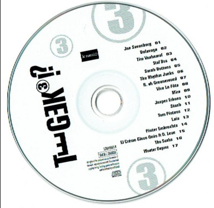 CD- Te Gek 3 - GRATIS!!, Cd's en Dvd's, Cd's | Pop, Ophalen of Verzenden