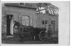 Duitse fotokaart 26.07.1918 soldaten paard voor kar ? nr1246, Autres thèmes, Non affranchie, Enlèvement ou Envoi, Avant 1920