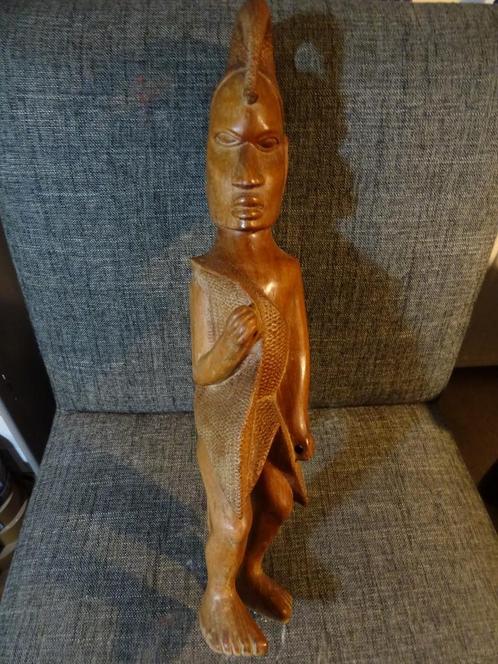 Inheems houten beeld Papoea-Nieuw-Guinea 51cm Nieuw Guinea, Antiek en Kunst, Kunst | Niet-Westerse kunst, Ophalen of Verzenden