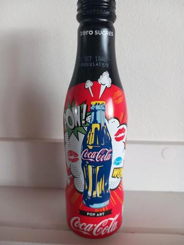 Coca Cola flesje Pop Art Cola Zero Frisdrank Verzamelen 