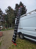 ladder 3 x 14 Altrex, Doe-het-zelf en Bouw, Ladders en Trappen, Ophalen, Zo goed als nieuw, Ladder, Opvouwbaar of Inschuifbaar