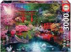Educa Japanse tuin Puzzel 3000 stuks SNELLE GRATIS LEVERING, Hobby en Vrije tijd, Verzenden, Meer dan 1500 stukjes, Nieuw, Legpuzzel