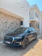 Audi q7 e-tron 374pk 3.0TDI v6 full optie, Auto's, Automaat, Blauw, Leder, Bruin