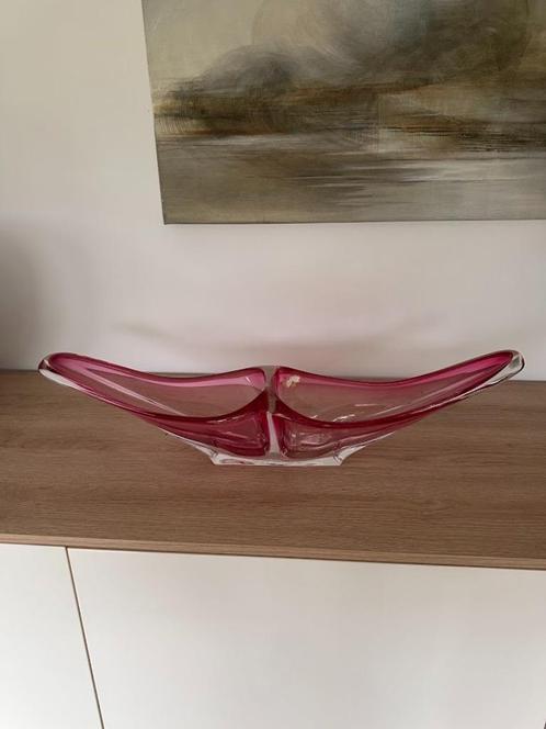 Cristal rose Val Saint Lambert, Antiek en Kunst, Antiek | Glaswerk en Kristal, Ophalen of Verzenden