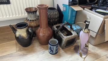 Vases céramiques terre cuite Bouffioulx, Losson hebran