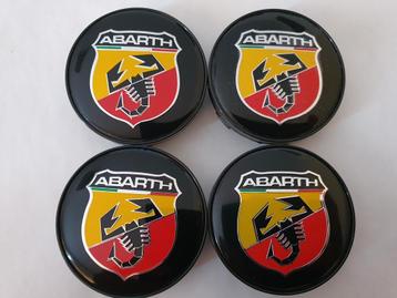 Fiat Abarth velgen naafdoppen center caps Ø 60mm /56mm beschikbaar voor biedingen
