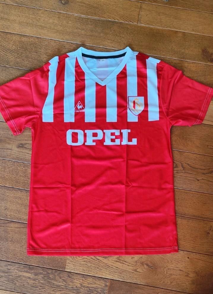 Standard de Liège vintage voetbalshirt, OPEL. XL, Sport en Fitness, Voetbal, Zo goed als nieuw, Shirt, Maat XL, Ophalen of Verzenden