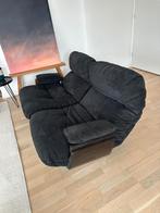 tweezitsbank ligne Roset Marsala zwart alcantara, Ophalen of Verzenden, Zo goed als nieuw, Kunststof, Togo roset cinna design cassina b&b italia moderne space age