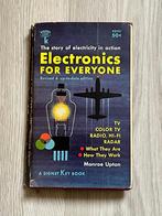 Boek: "Electronics For Everyone", Monroe Upton, 1957, Livres, Science, Autres sciences, Utilisé, Enlèvement ou Envoi, Monroe Upton