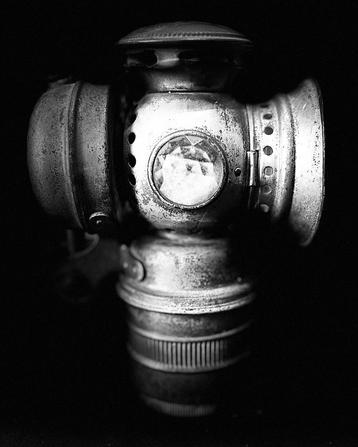 Acetyleen lamp voor fietsverlichting beschikbaar voor biedingen