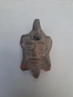olielampje met afbeelding gezicht, Antiek en Kunst, Ophalen of Verzenden