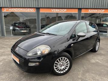 Fiat Punto, 1.2i benzine, 2015, 65.993km's, GPS + Garantie beschikbaar voor biedingen