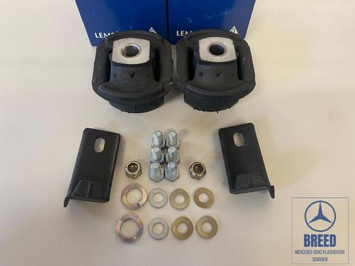 Subframerubberset voorzijde Mercedes-Benz W123 C123 S123, Auto-onderdelen, Ophanging en Onderstel, Mercedes-Benz, Nieuw, Ophalen of Verzenden