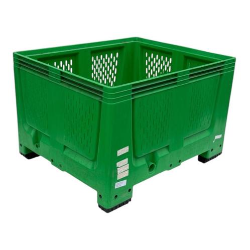 Gebruikte Kunststof palletbox, Kuubskist, Plastic box type 3, Doe-het-zelf en Bouw, Kratten en Dozen, Gebruikt, Bak of Kist, 100 cm of meer