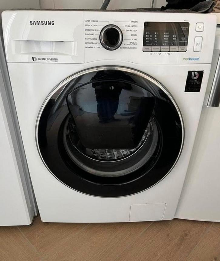 SAMSUNG ADDWASH EcoBubble
Eco Wasmachine 8KG A+++, Elektronische apparatuur, Wasmachines, Zo goed als nieuw, Ophalen